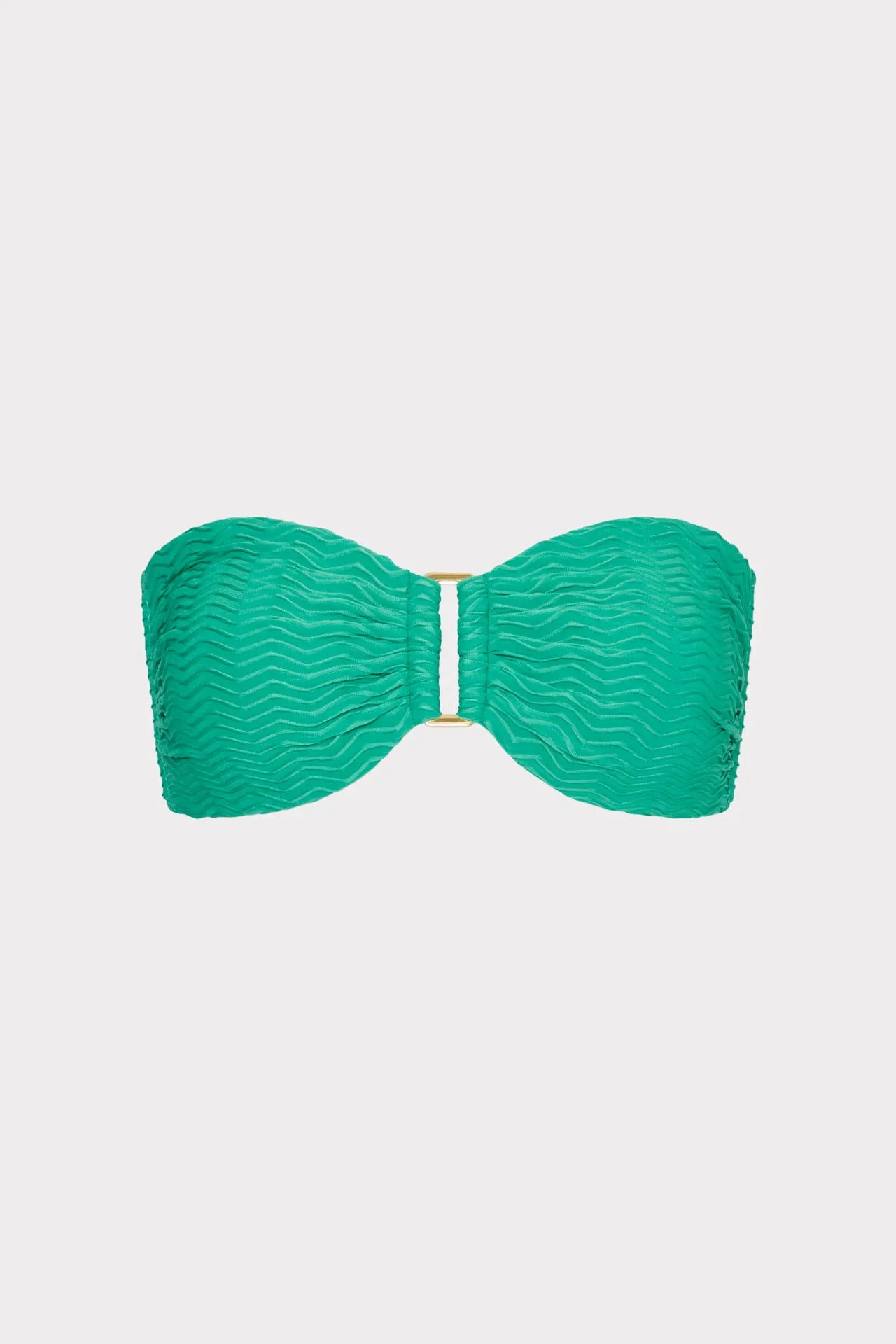 Margot Textured Chevron Bandeau Top sold by Milly