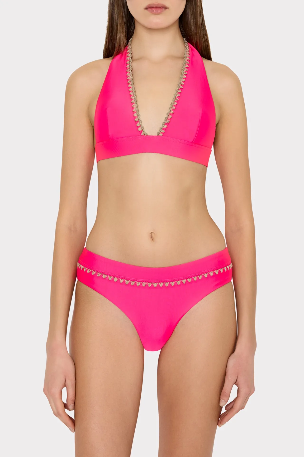 Crochet Stitch Halter Bikini Top sold by Milly product image thumbnail 2