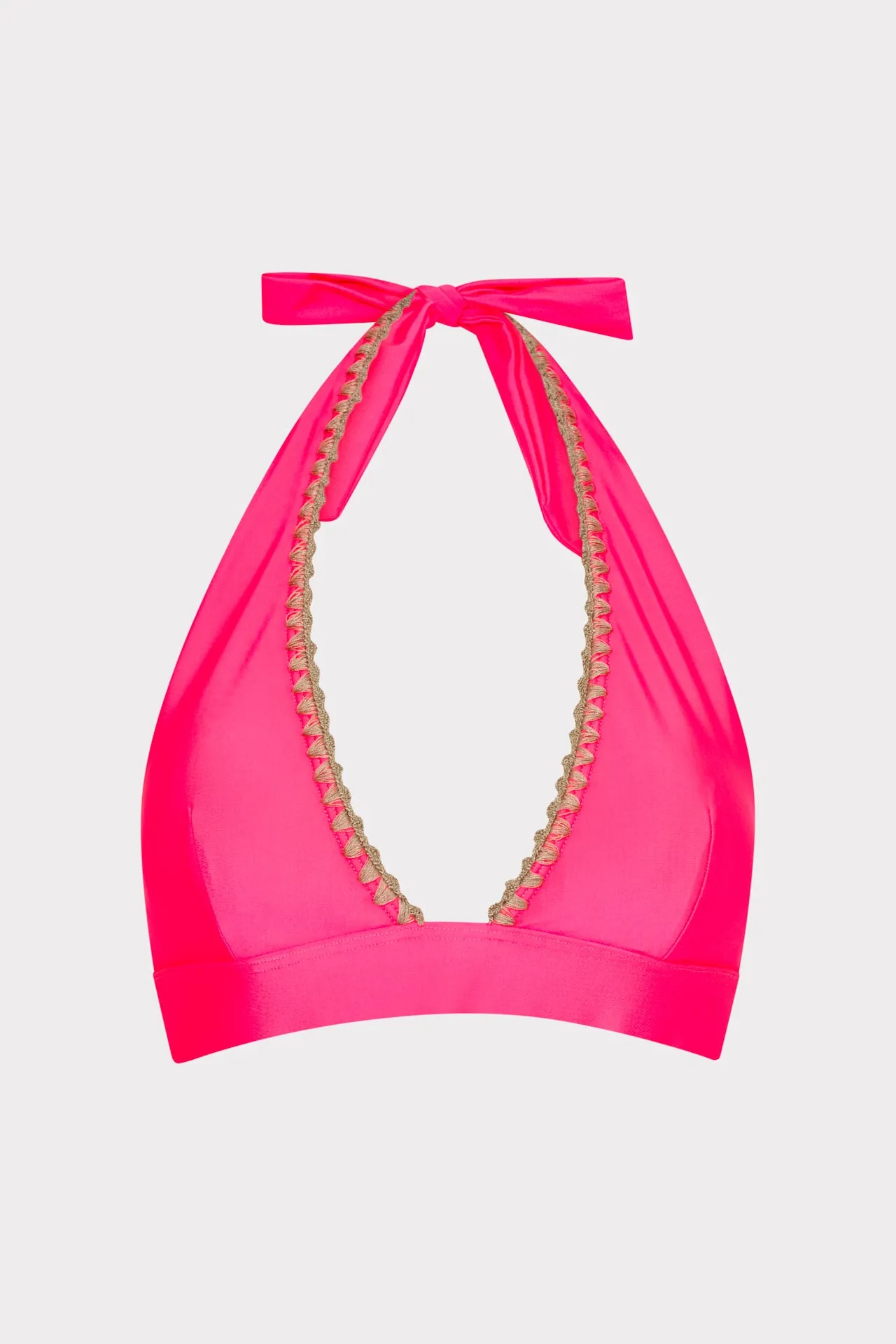 Crochet Stitch Halter Bikini Top sold by Milly