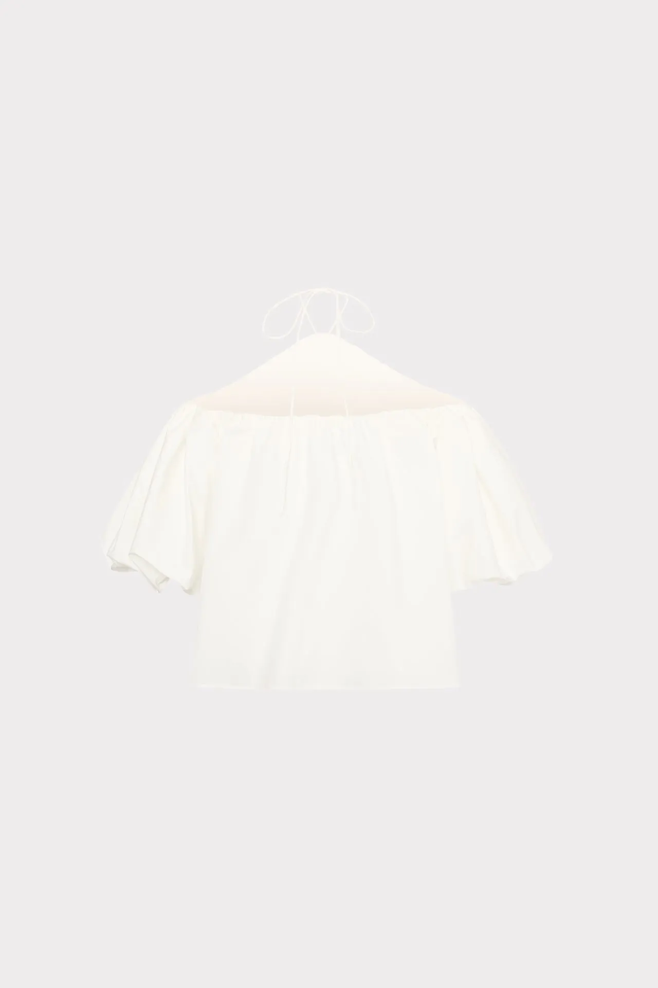 Halter Poplin Off The Shoulder Top sold by Milly product image thumbnail 5