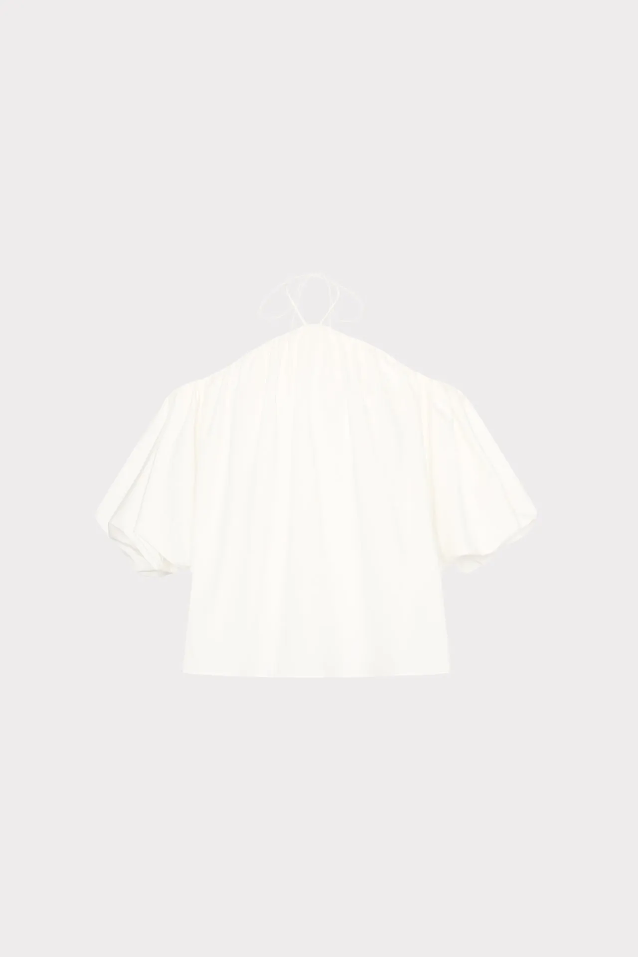 Halter Poplin Off The Shoulder Top sold by Milly