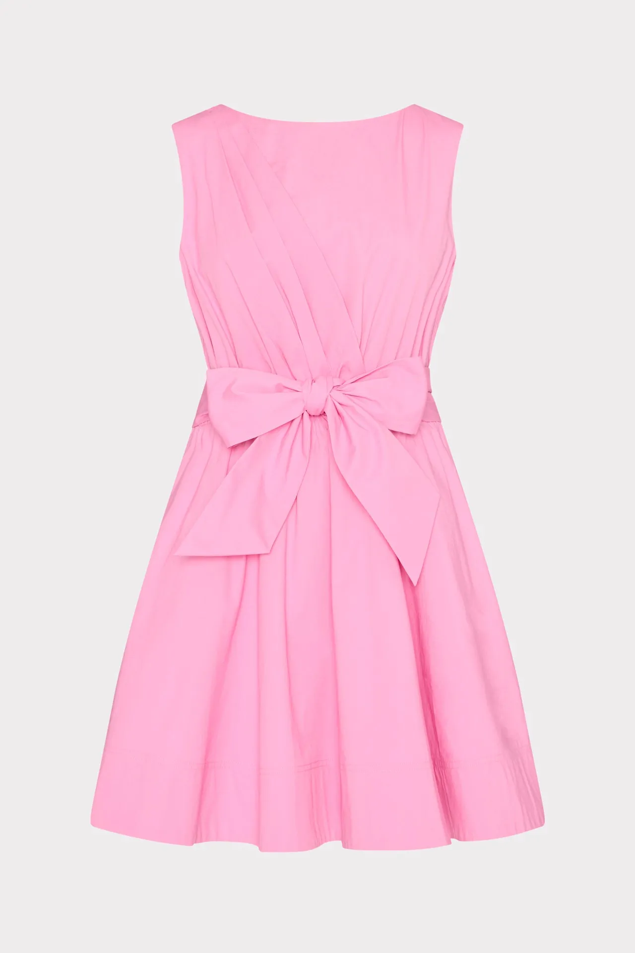 Draped Poplin Sleeveless Mini Dress sold by Milly