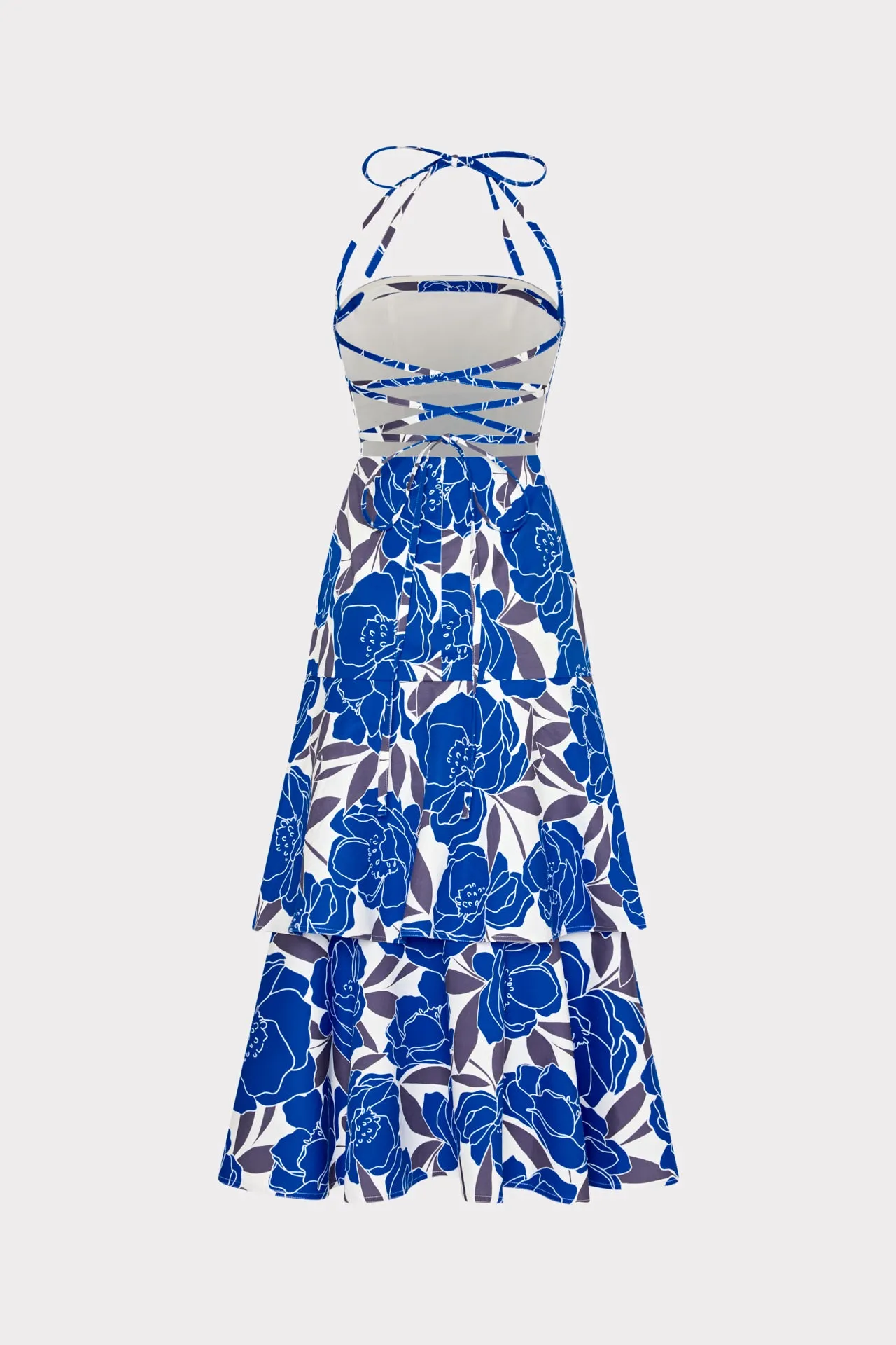 Camellia Floral Linen Maxi Dress sold by Milly product image thumbnail 4