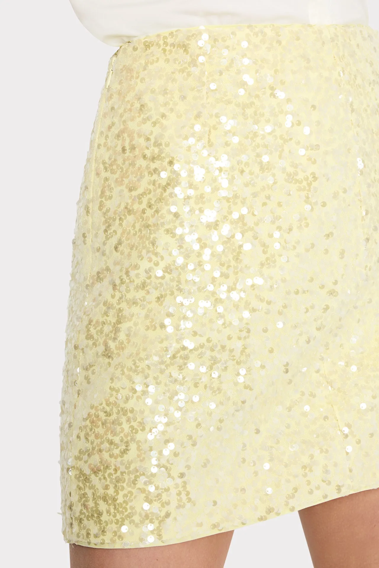 Modern Mini Stretch Sequin Skirt sold by Milly product image thumbnail 3