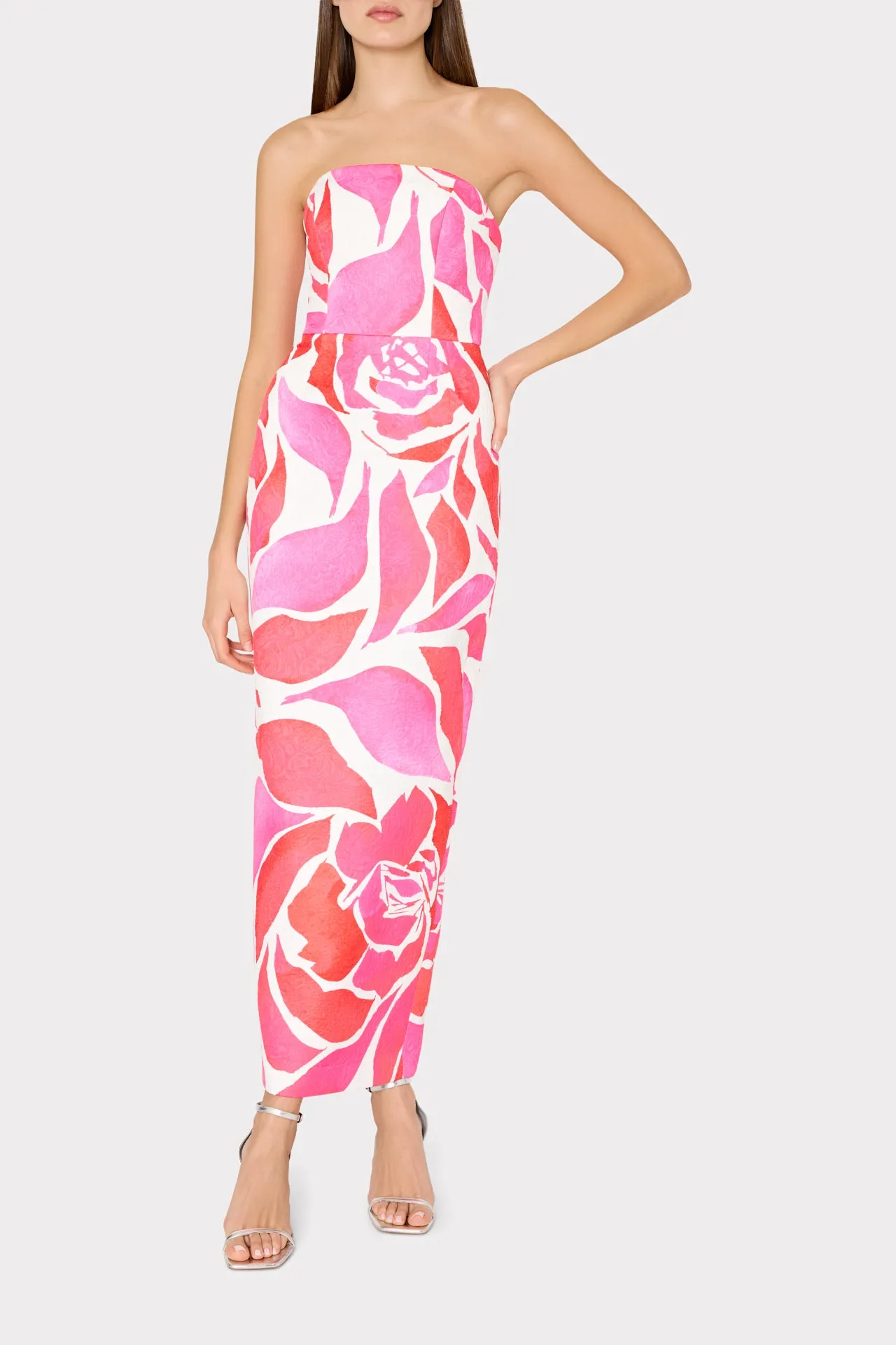 Orion Dream Rose Jacquard Dress sold by Milly product image thumbnail 2