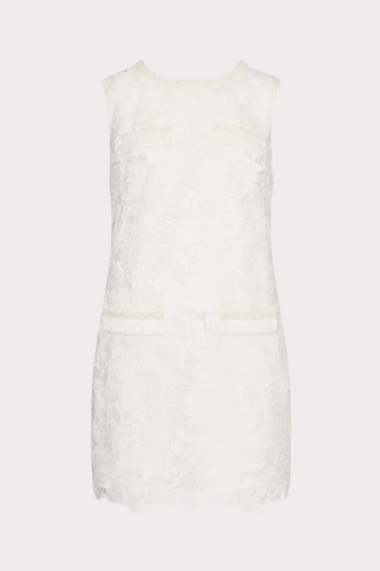 3D Garden Lace Sleeveless Mini Dress sold by Milly