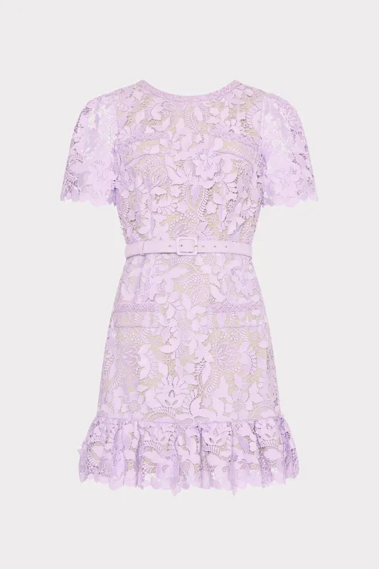 3D Garden Lace Mini Dress sold by Milly