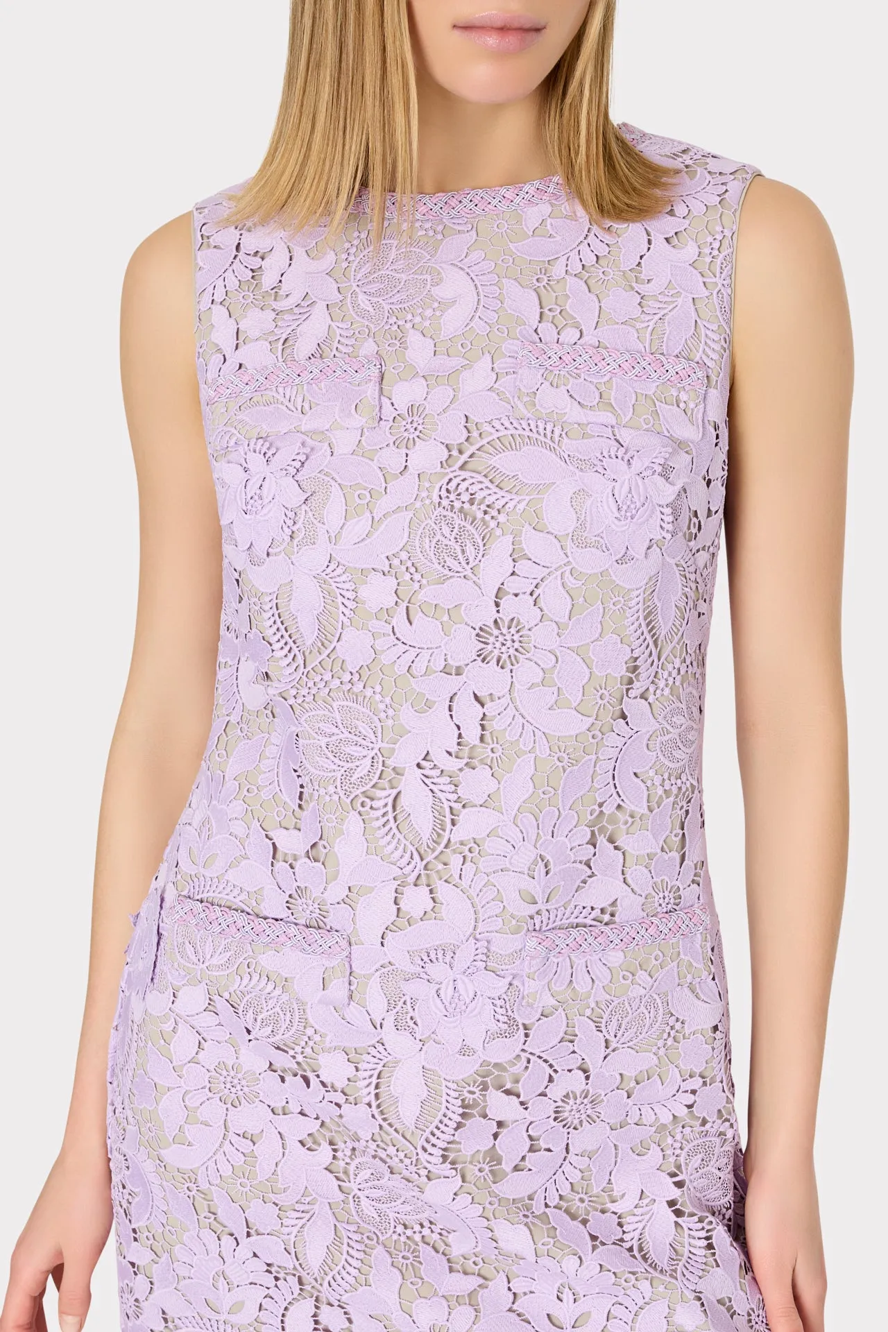 3D Garden Lace Sleeveless Mini Dress sold by Milly product image thumbnail 3