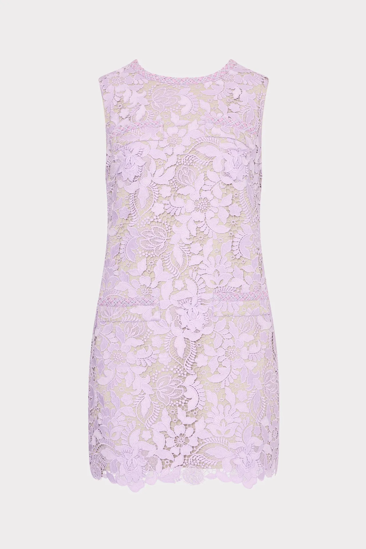 3D Garden Lace Sleeveless Mini Dress sold by Milly