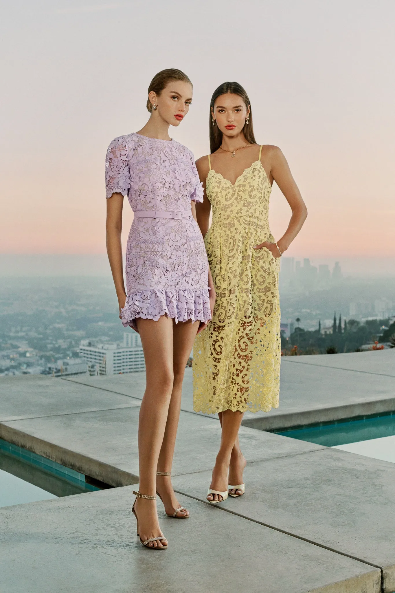 Elle Lace Midi Dress sold by Milly product image thumbnail 5