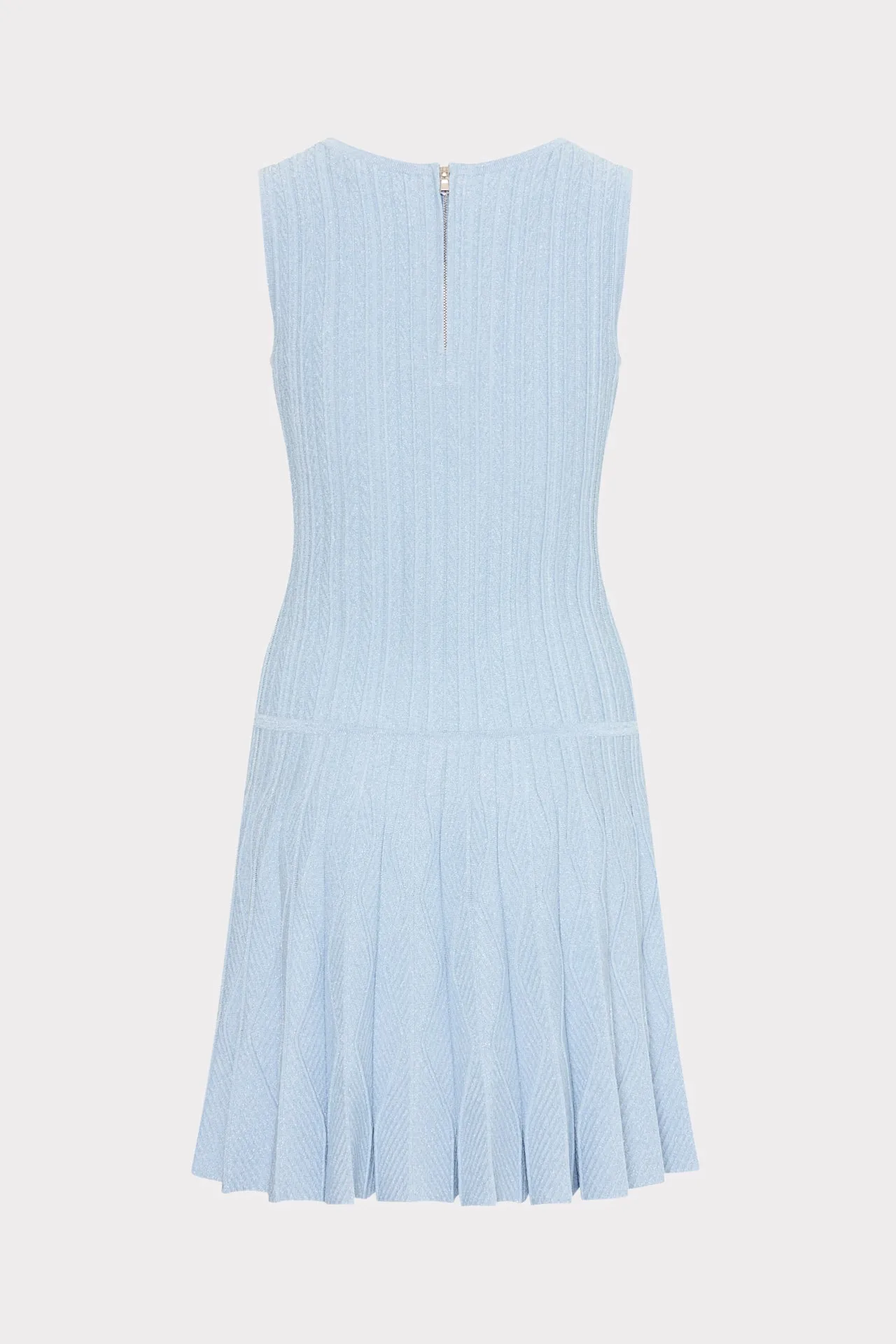 Wave Godet Flare Knit Mini Dress sold by Milly product image thumbnail 5