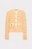 Textured Fringe Trim Cardigan sold by Milly