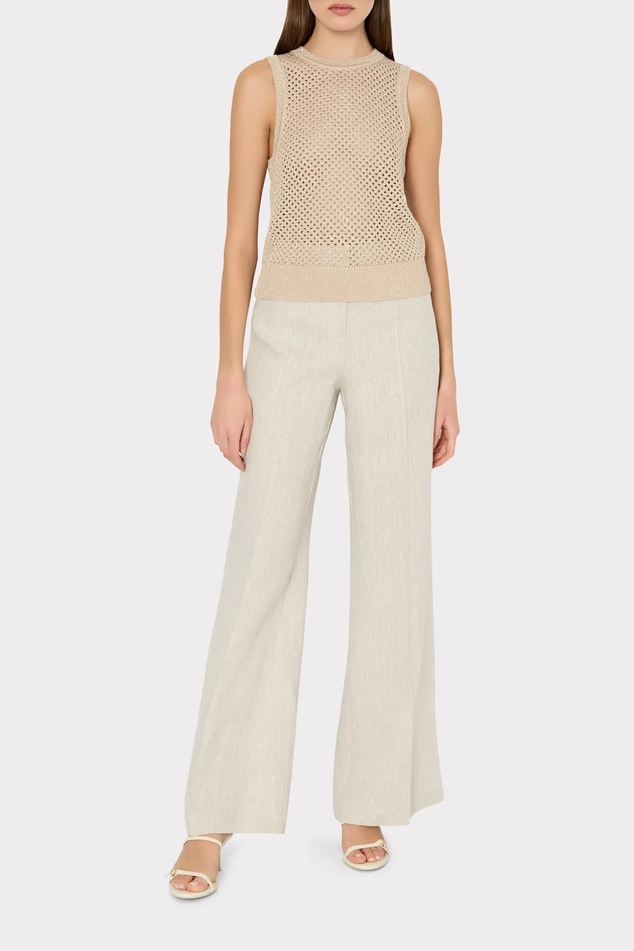 Sequin Mesh Shell Sweater sold by Milly product image thumbnail 2