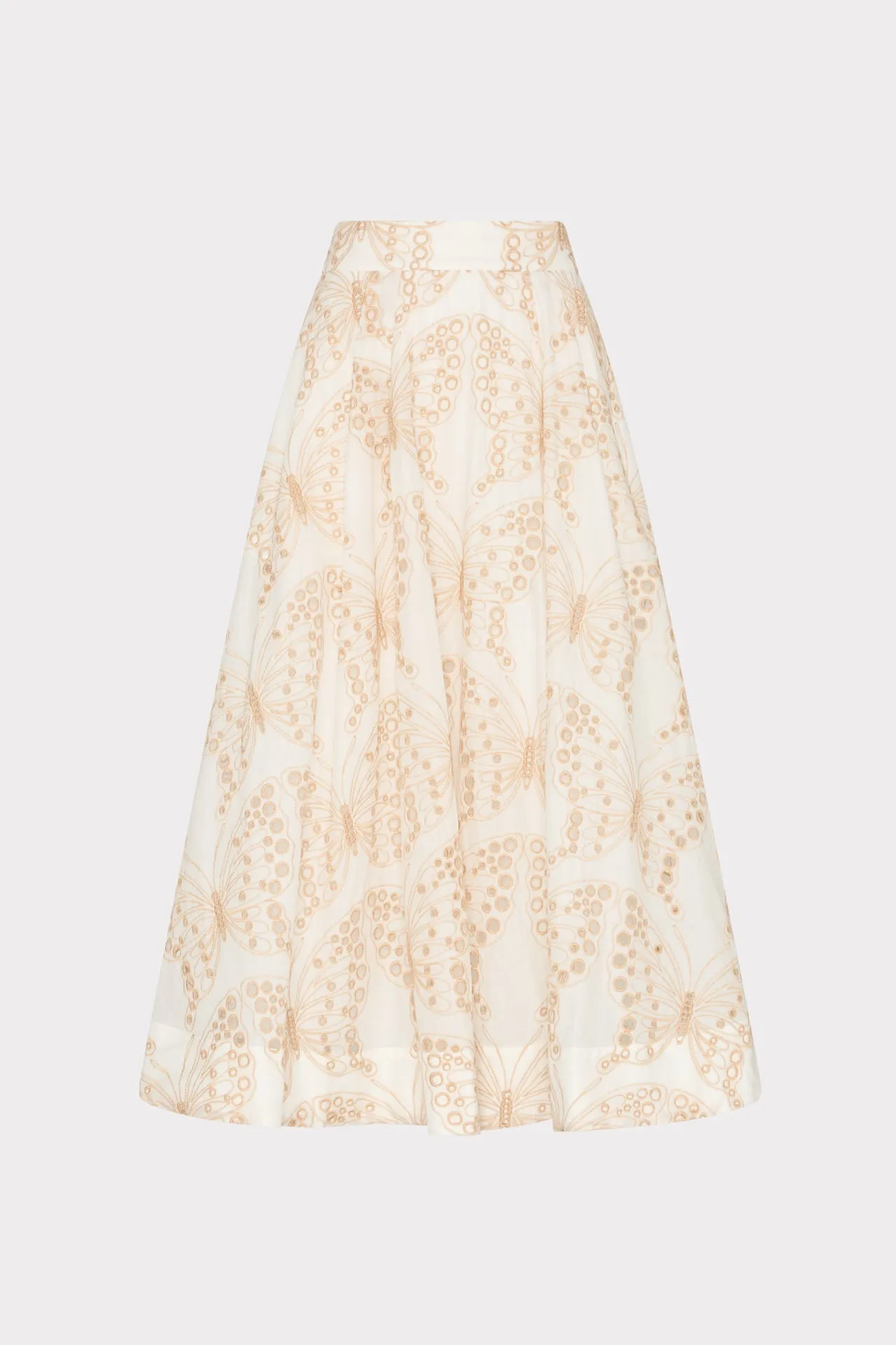 Butterfly Eyelet Skirt sold by Milly