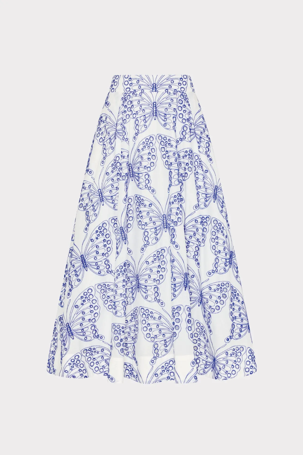 Butterfly Eyelet Skirt sold by Milly