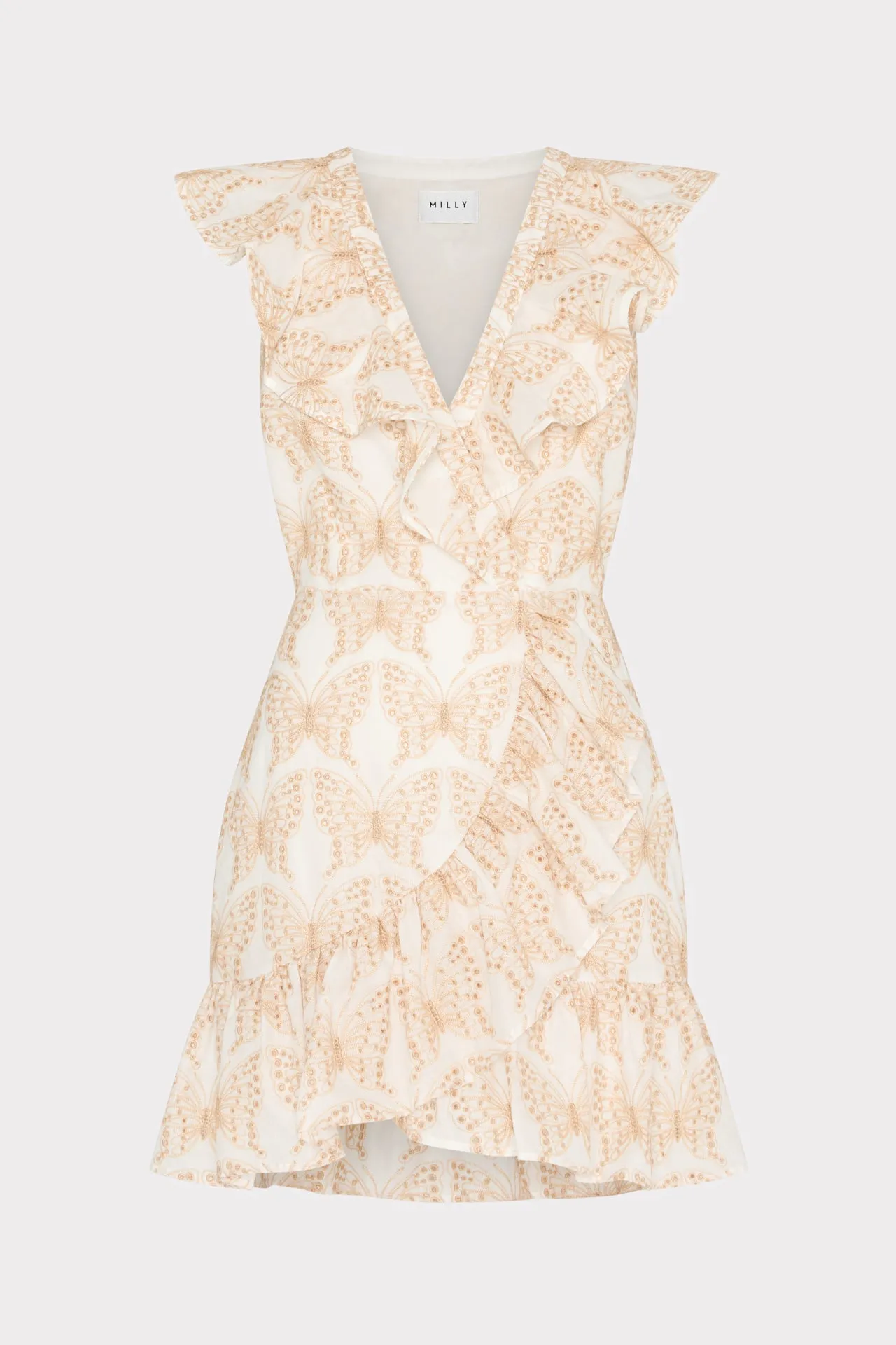 Novi Butterfly Eyelet Wrap Dress sold by Milly