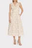 Butterfly Eyelet Ruffle Midi Dress sold by Milly