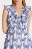 Butterfly Eyelet Ruffle Midi Dress sold by Milly