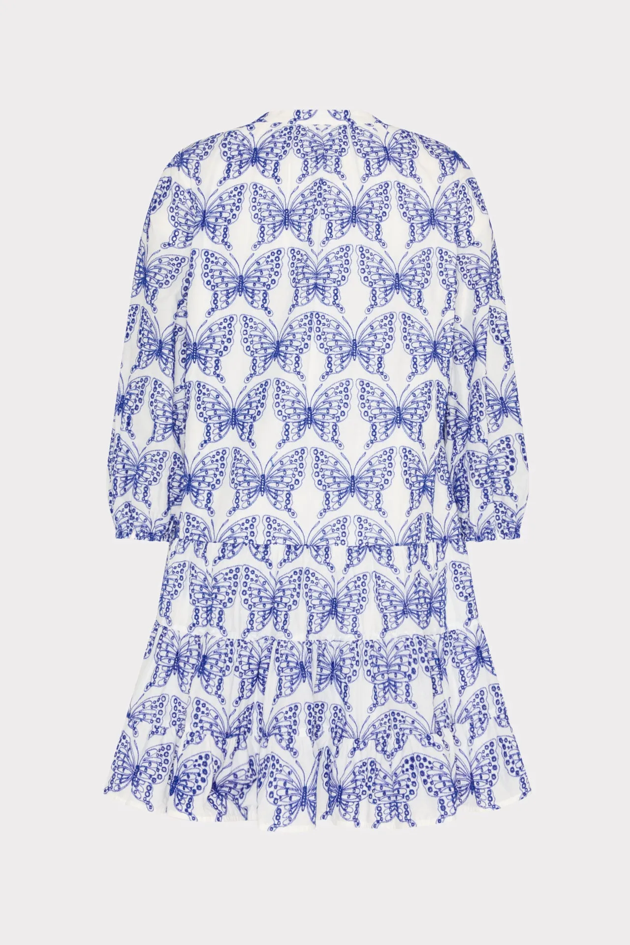 Tiered Butterfly Eyelet Mini Dress sold by Milly product image thumbnail 4