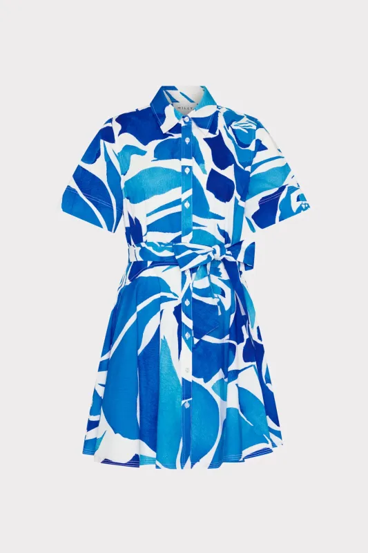 Dream Rose Poplin Mini Dress sold by Milly