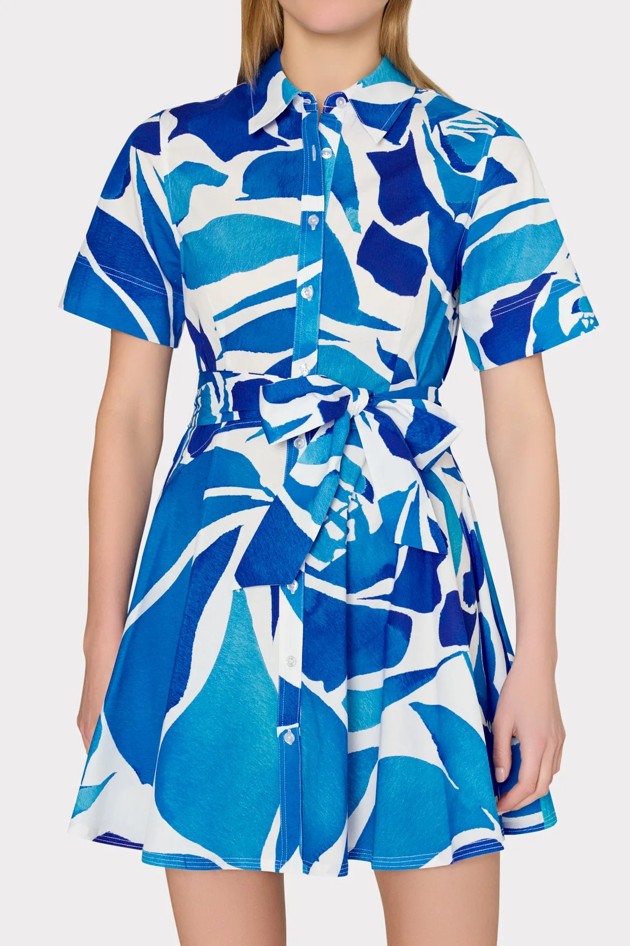 Dream Rose Poplin Mini Dress sold by Milly product image thumbnail 3