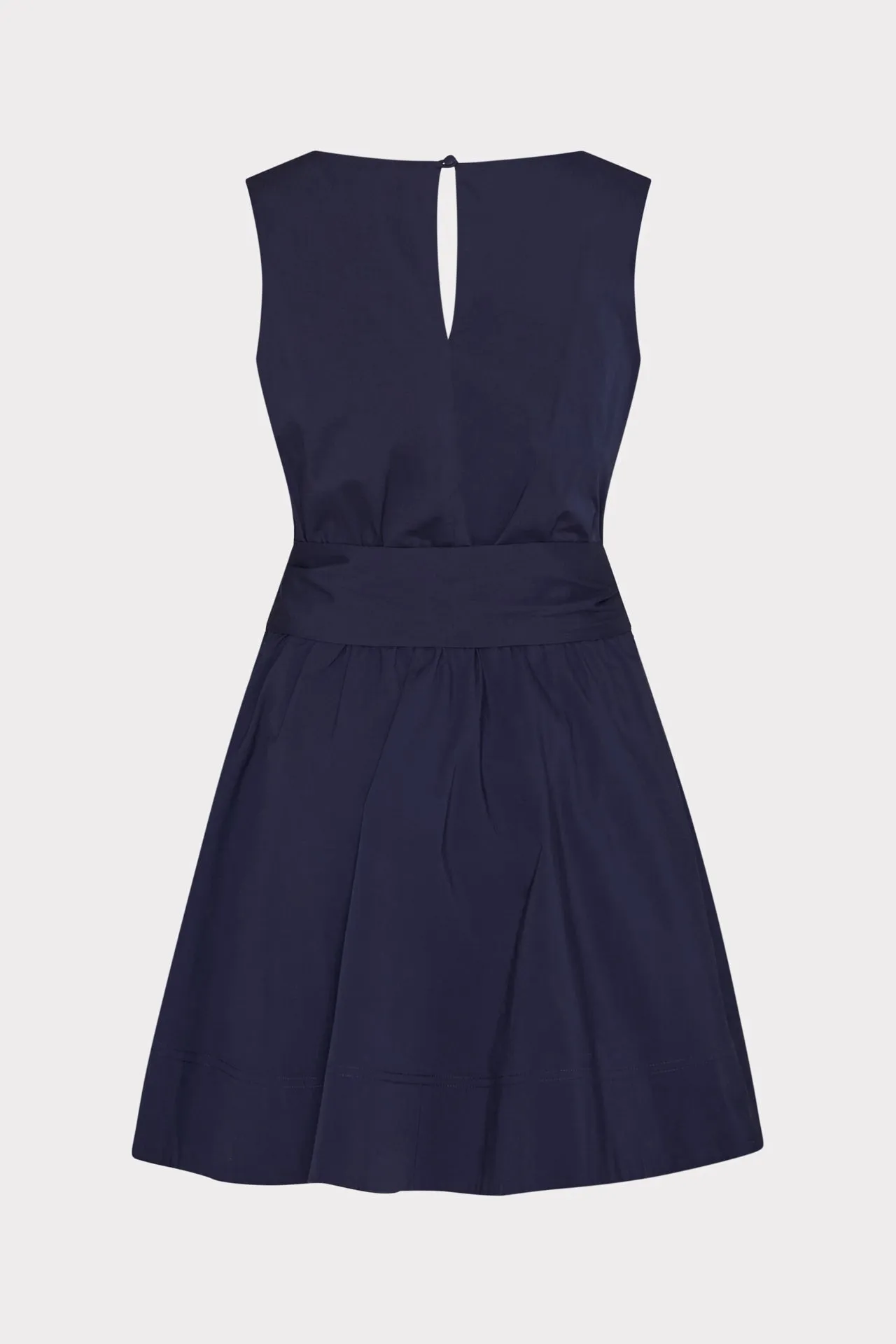 Draped Poplin Sleeveless Mini Dress sold by Milly product image thumbnail 4