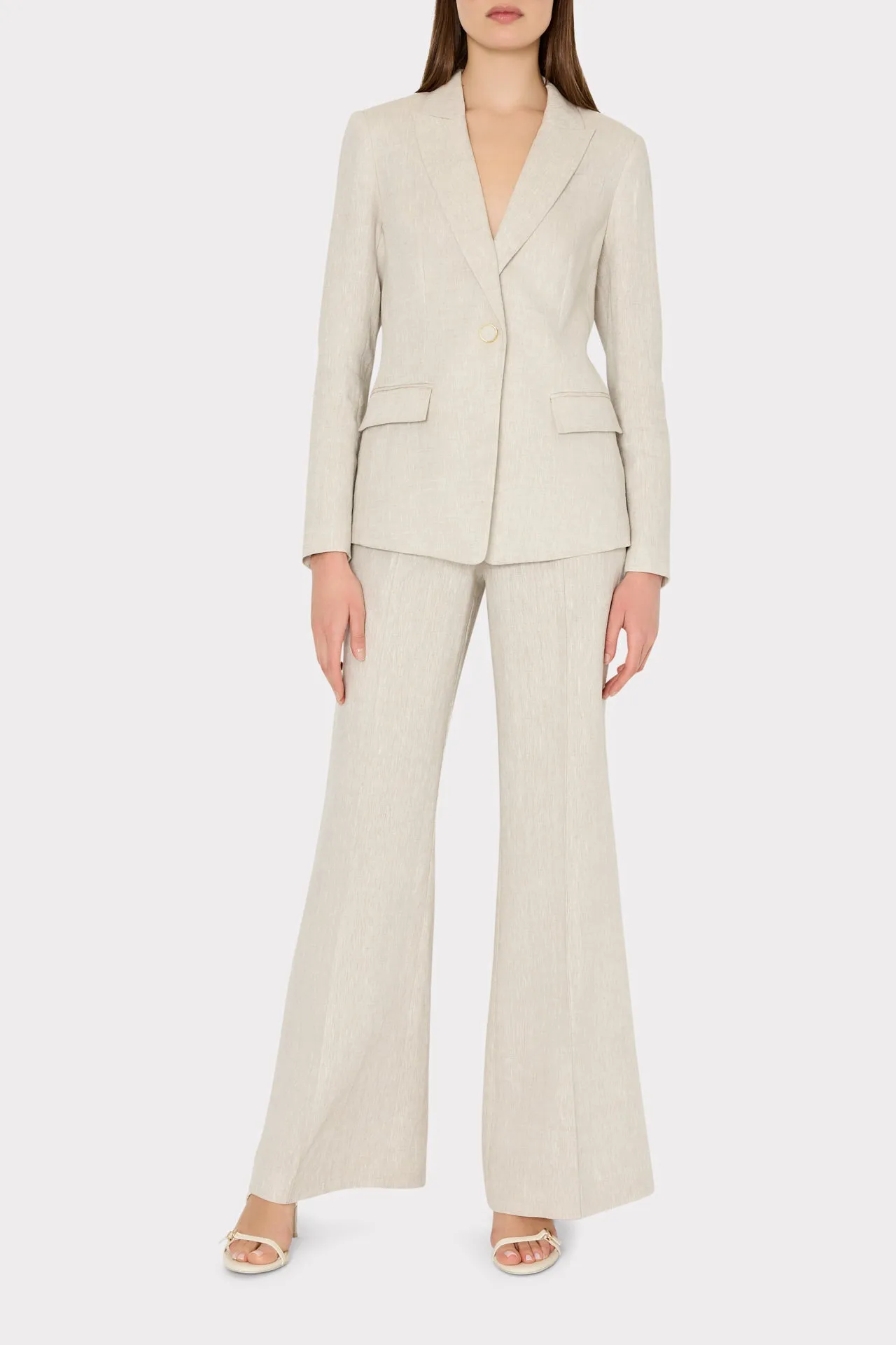 Noa Linen Trousers sold by Milly product image thumbnail 2