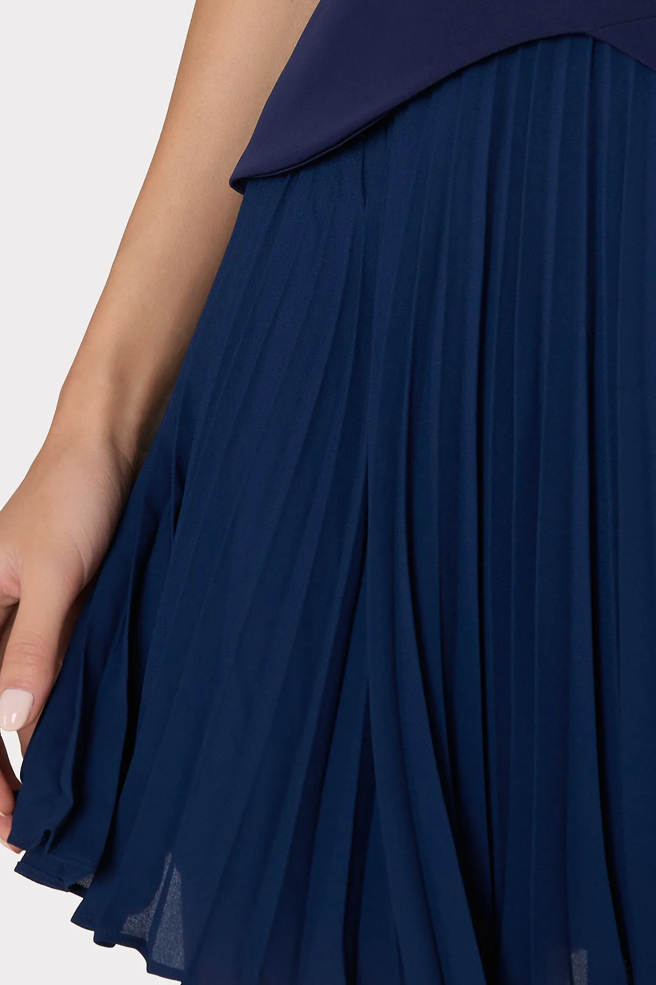 Haddy Pleated Mini Dress sold by Milly product image thumbnail 3