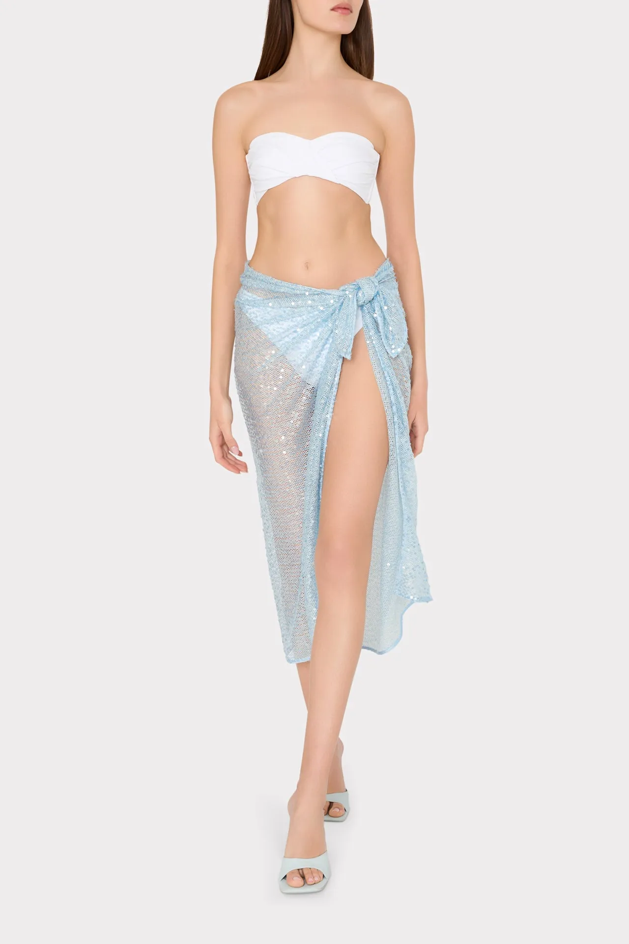 Sequin Mesh Sarong sold by Milly product image thumbnail 3