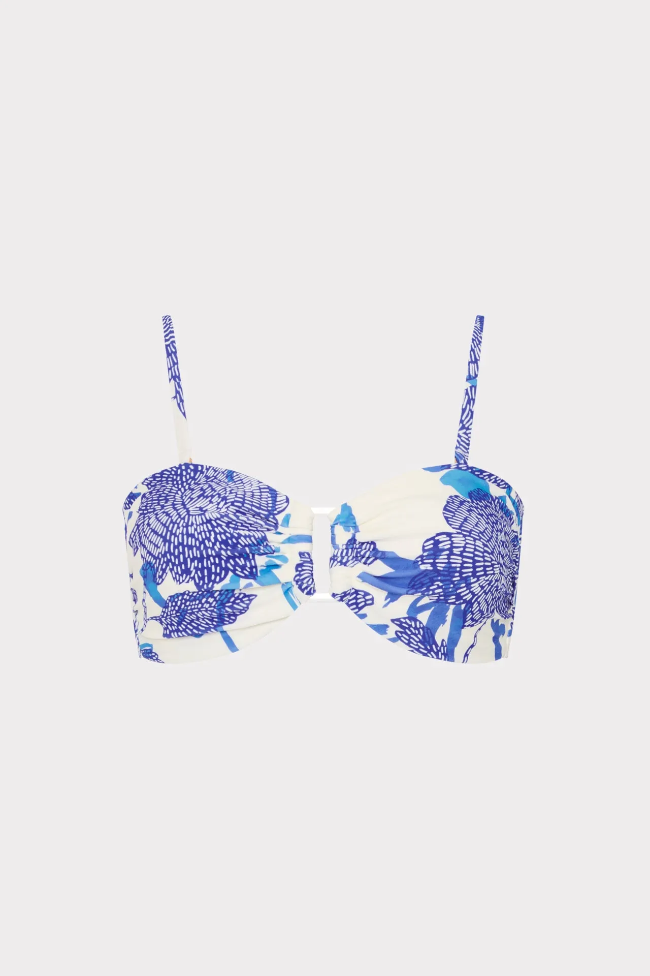 Brushwork Floral Bandeau Bikini Top sold by Milly product image thumbnail 2