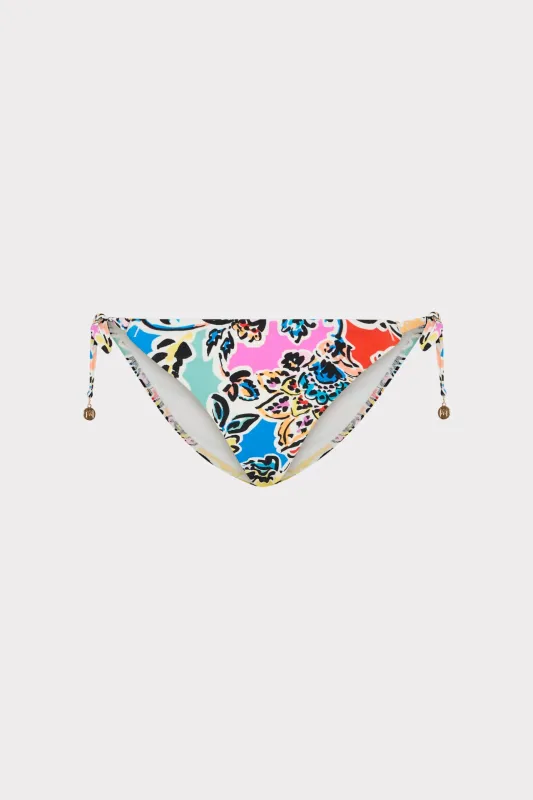 Rainbow Oasis String Bikini Bottom sold by Milly