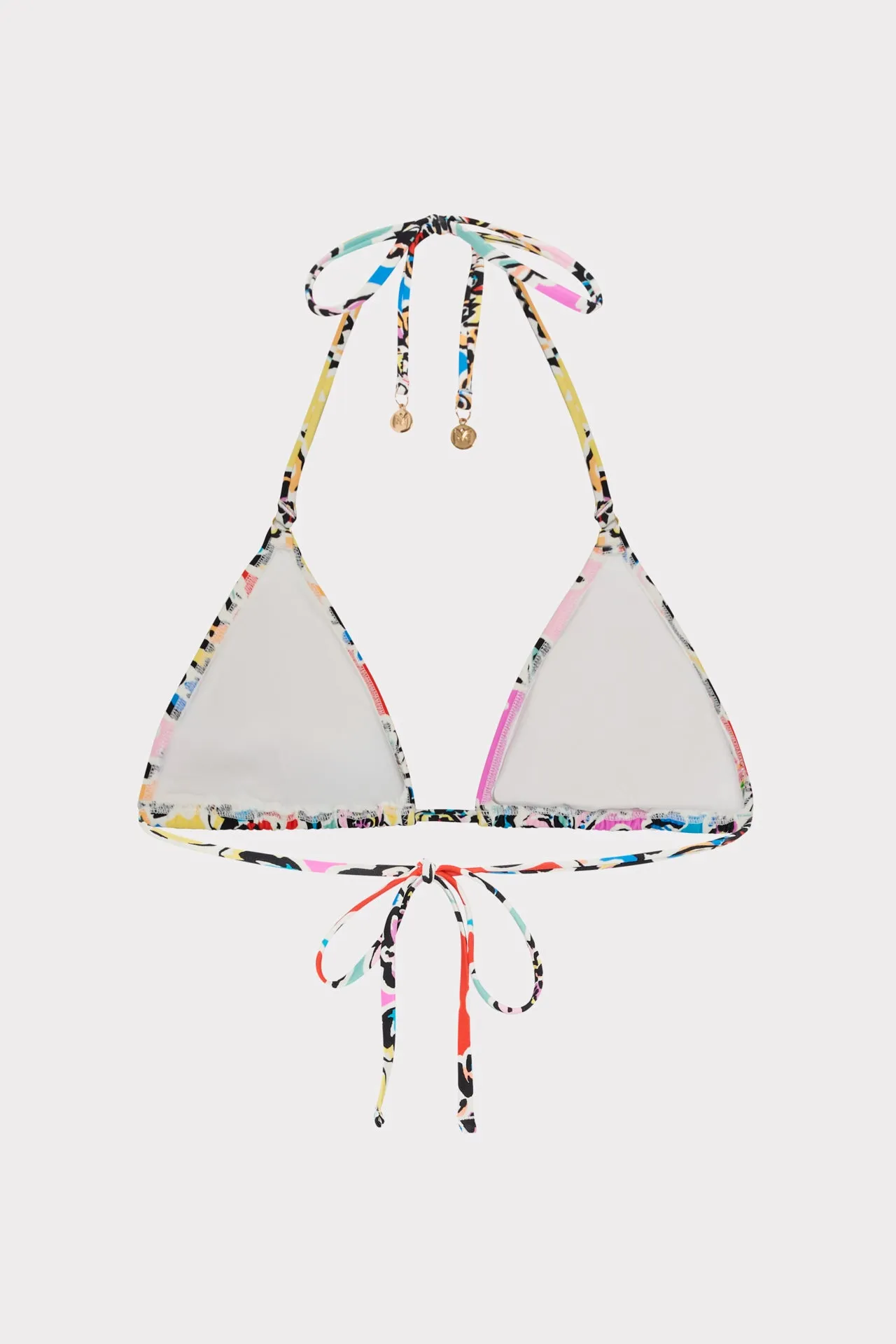 Rainbow Oasis Triangle Bikini Top sold by Milly product image thumbnail 4