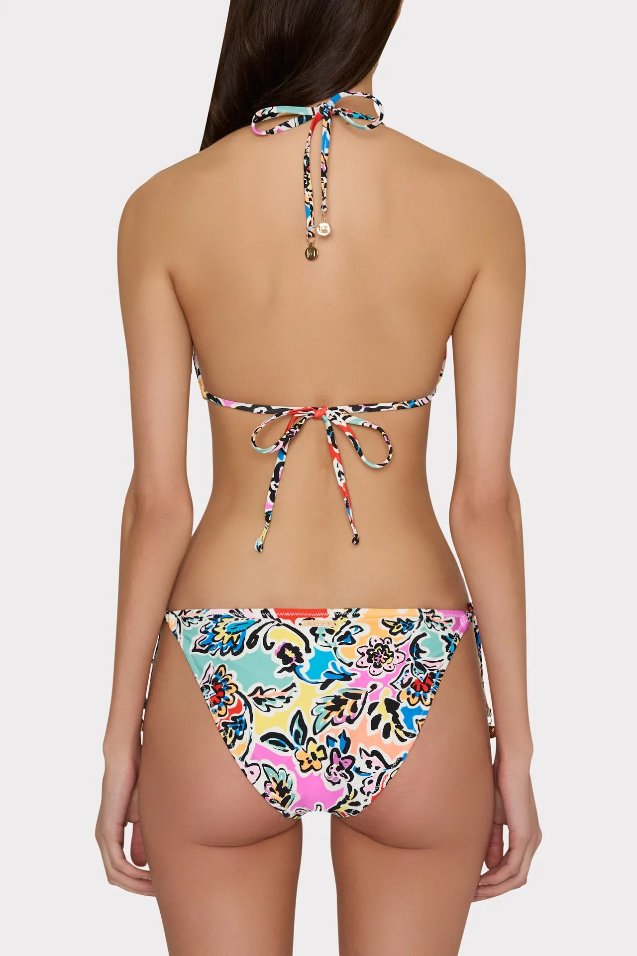 Rainbow Oasis Triangle Bikini Top sold by Milly product image thumbnail 3