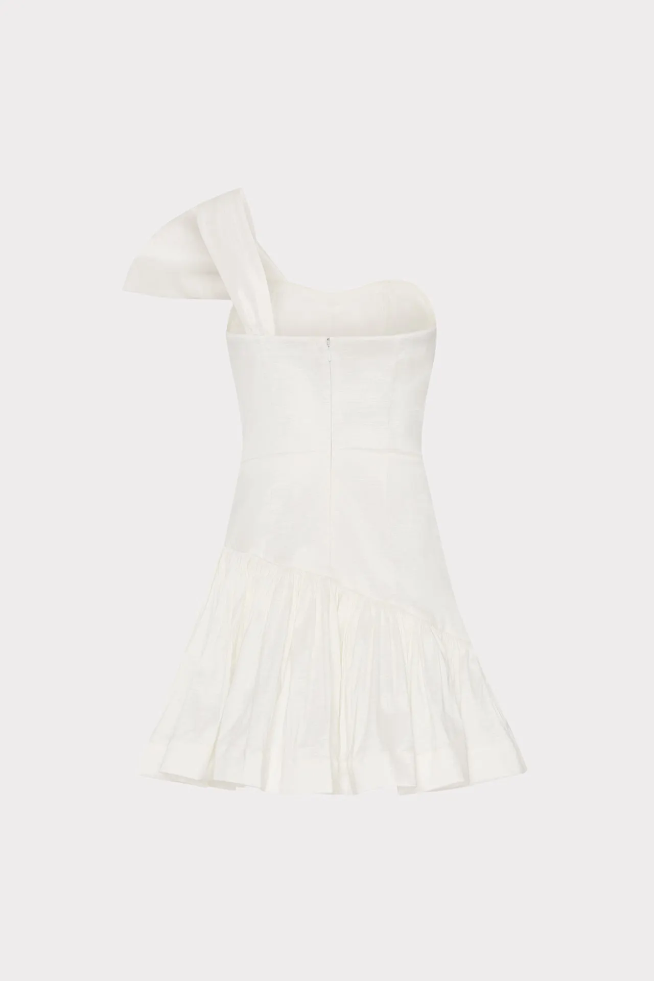 Harley Bow Taffeta Mini Dress sold by Milly product image thumbnail 4