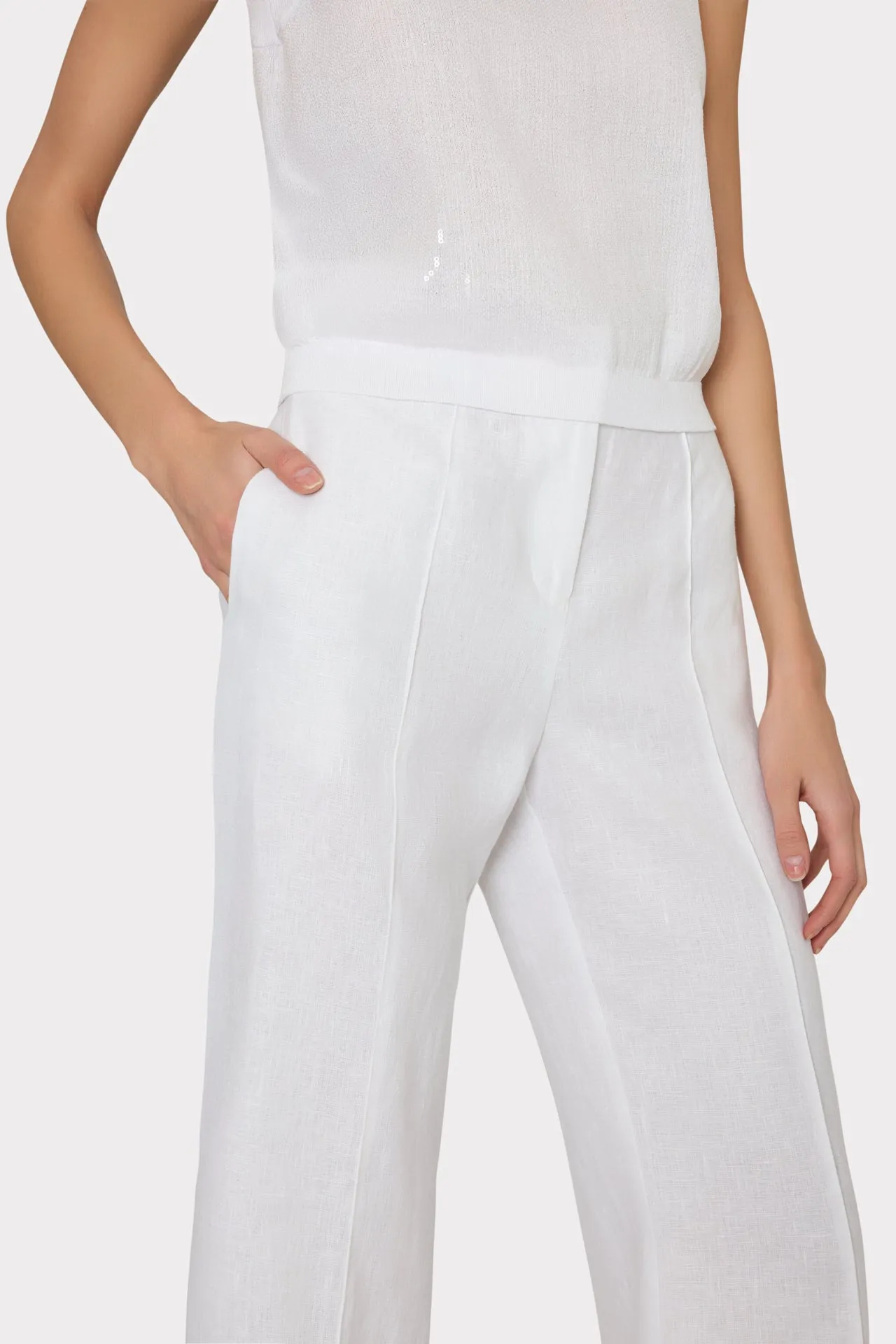 Nash Linen Pants sold by Milly product image thumbnail 3