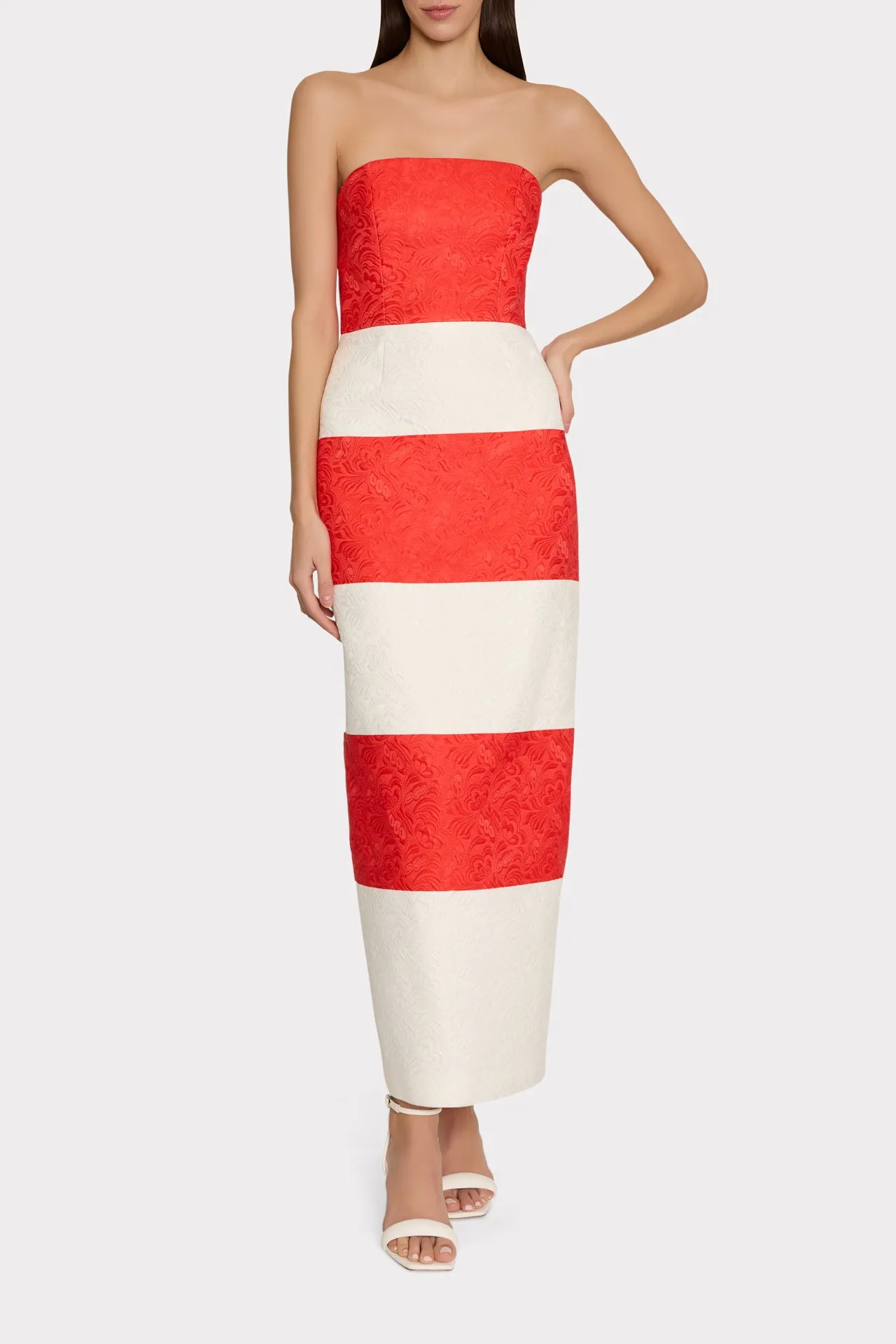 Orion Stripe Jacquard Dress sold by Milly product image thumbnail 2