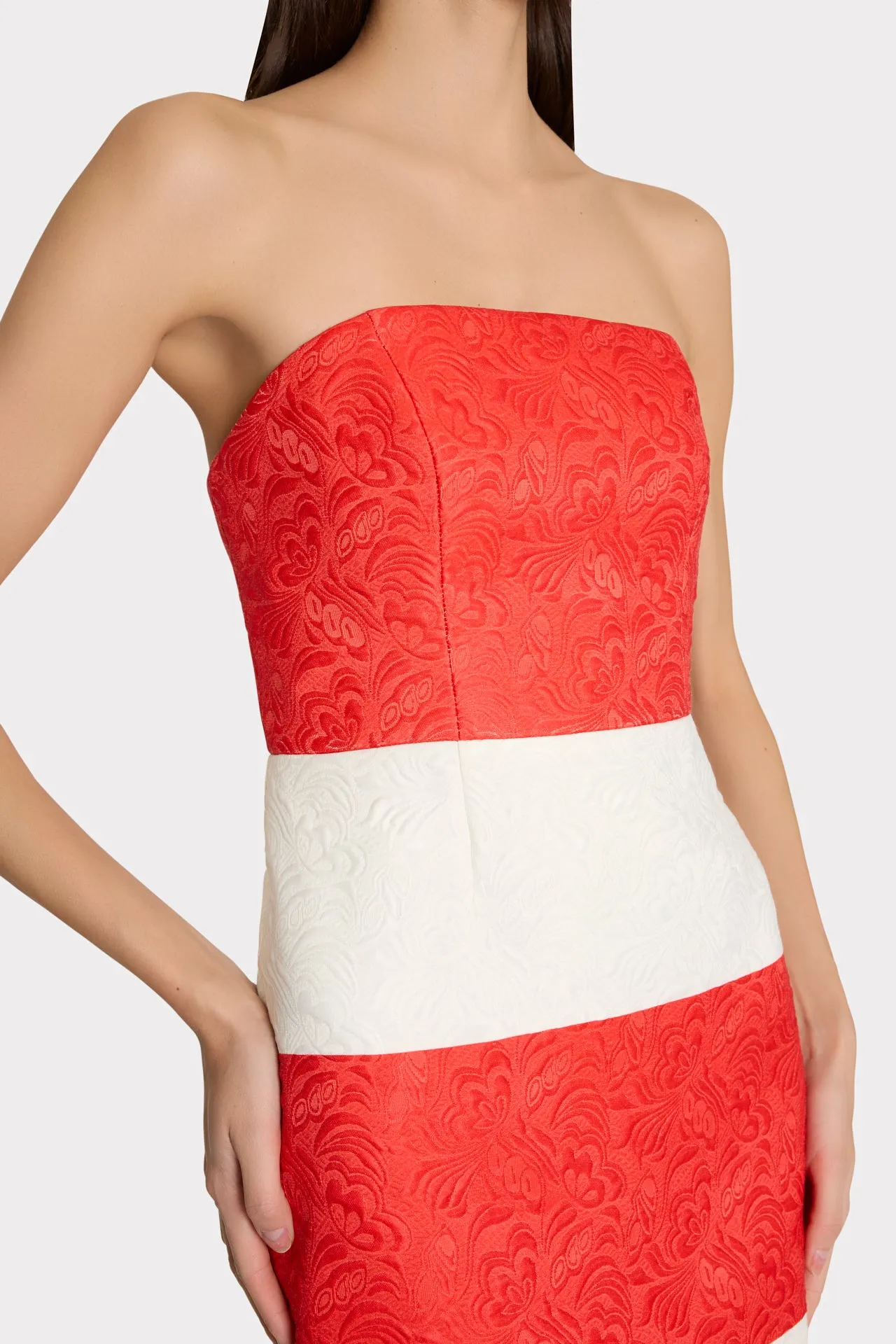 Orion Stripe Jacquard Dress sold by Milly product image thumbnail 3