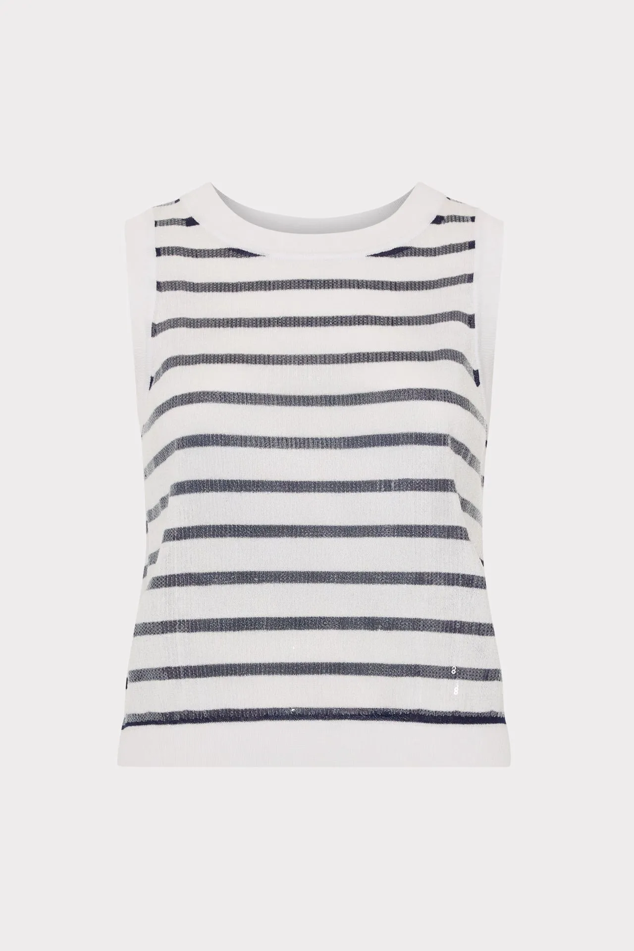 Sequin Knit Shell Top sold by Milly