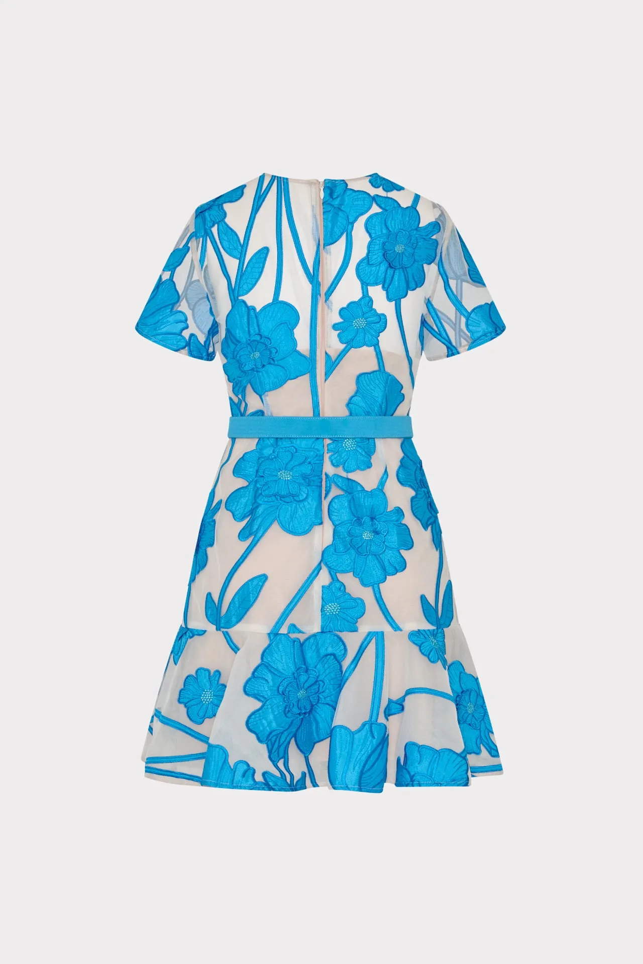Rosie Grand Fleur Embroidered Mini Dress sold by Milly product image thumbnail 4