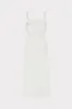 Nala Poplin Pleated Combo Midi Dress sold by Milly
