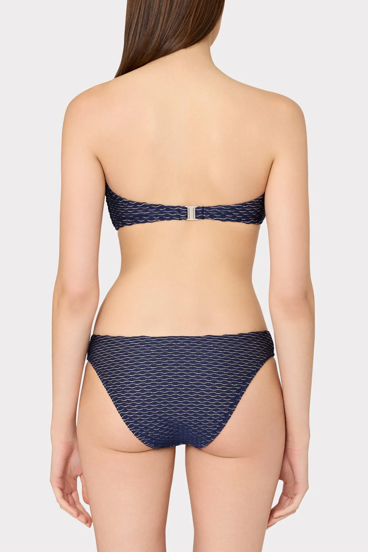 Verone Texture Waves Bandeau Top sold by Milly product image thumbnail 3
