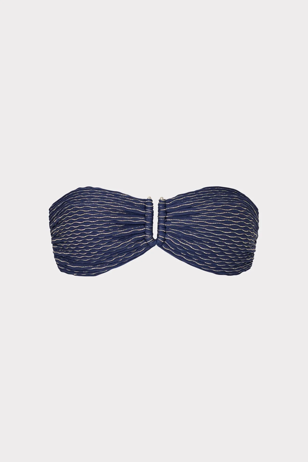Verone Texture Waves Bandeau Top sold by Milly