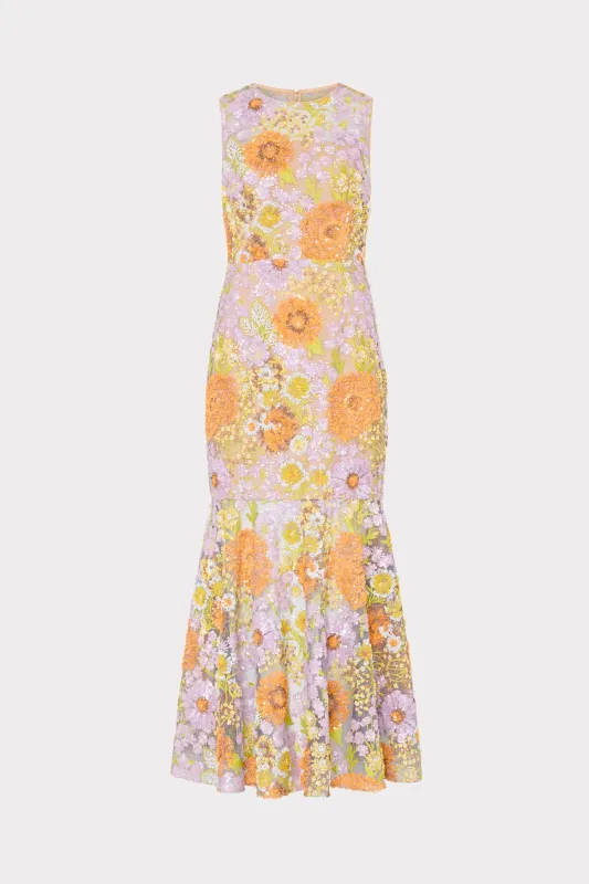 Anna Embroidered Sleeveless Dress sold by Milly