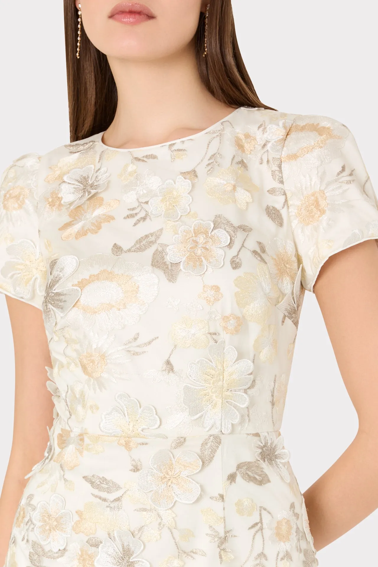 Daisy Floral Embroidery Dress sold by Milly product image thumbnail 3