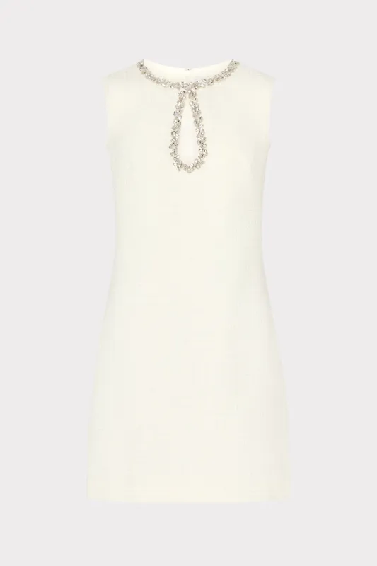 Eden Boucle Mini Dress sold by Milly