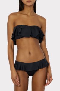 Solid Ruffle Bikini Bottom sold by Milly