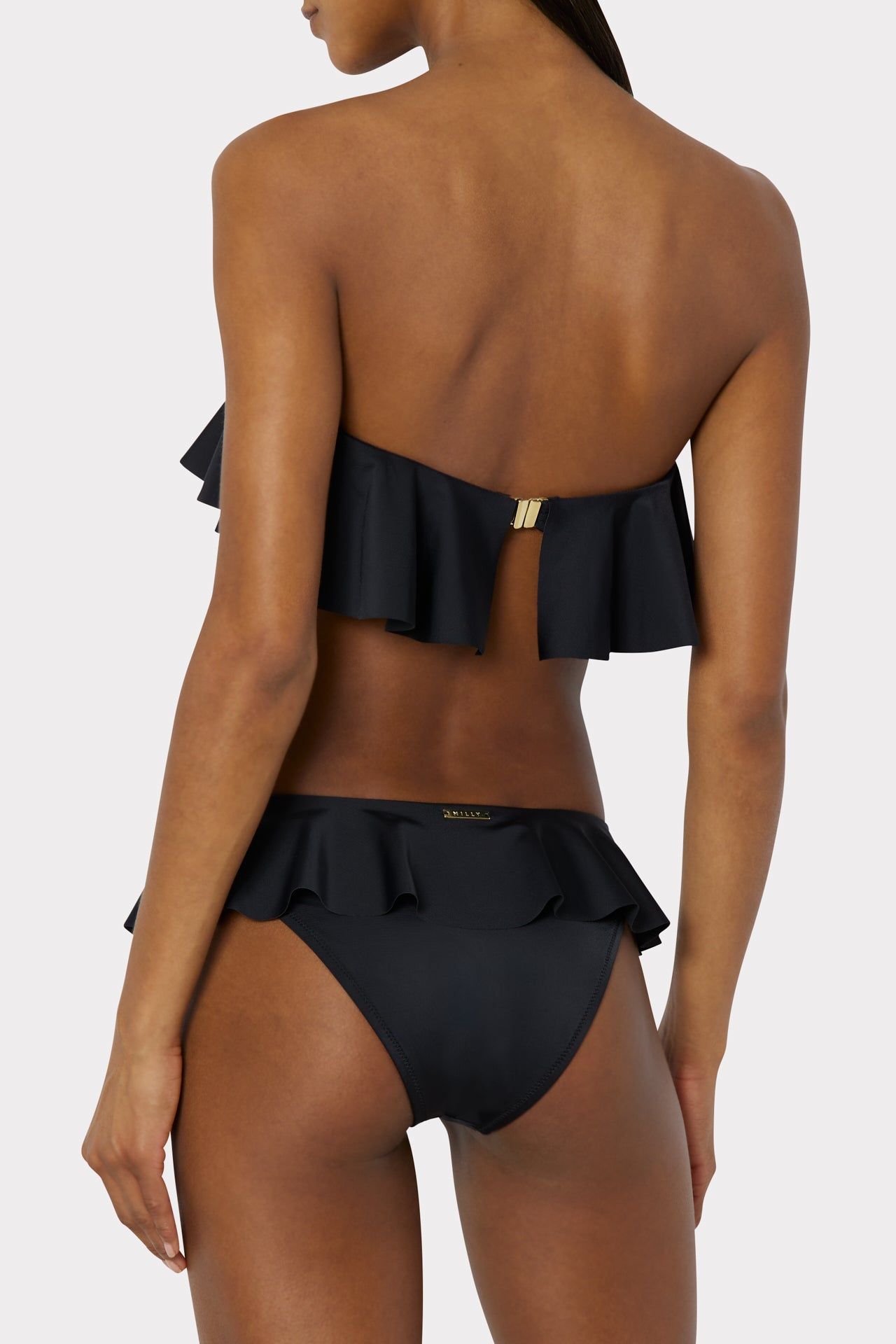 Solid Ruffle Bikini Bottom sold by Milly product image thumbnail 3