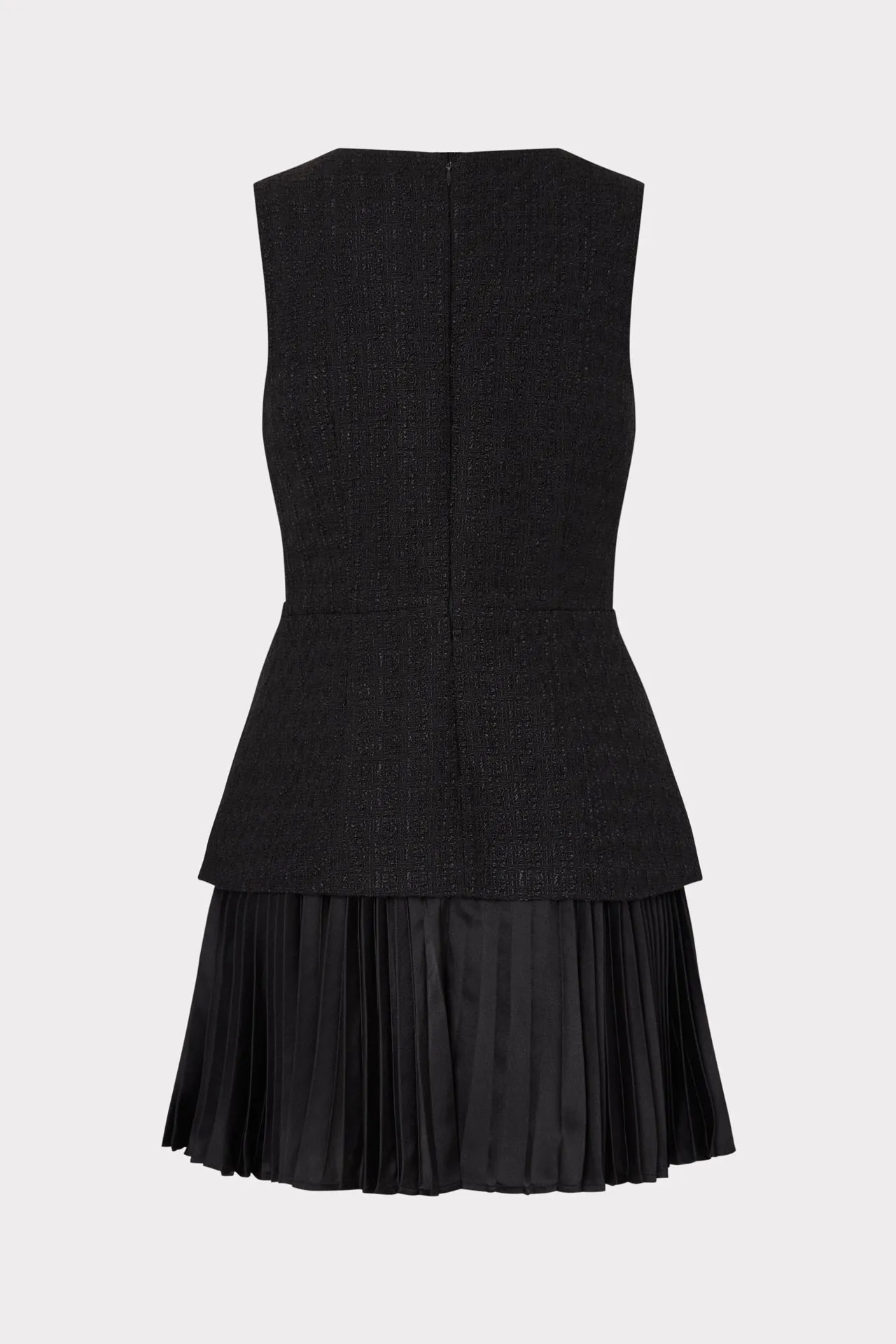 Boucle Mixed Media Mini Dress sold by Milly product image thumbnail 5