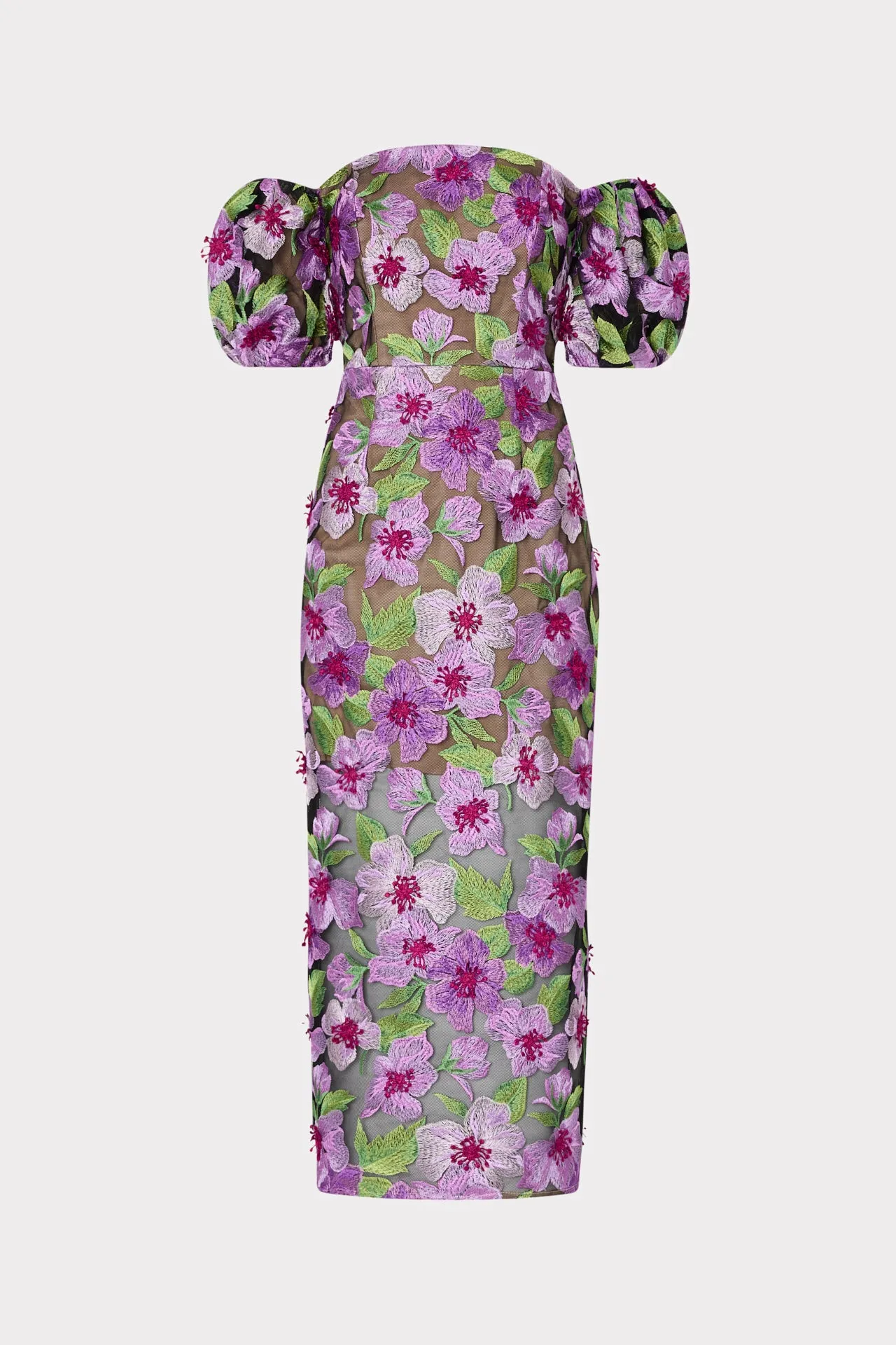 Nira 3D Embroidered Dress sold by Milly