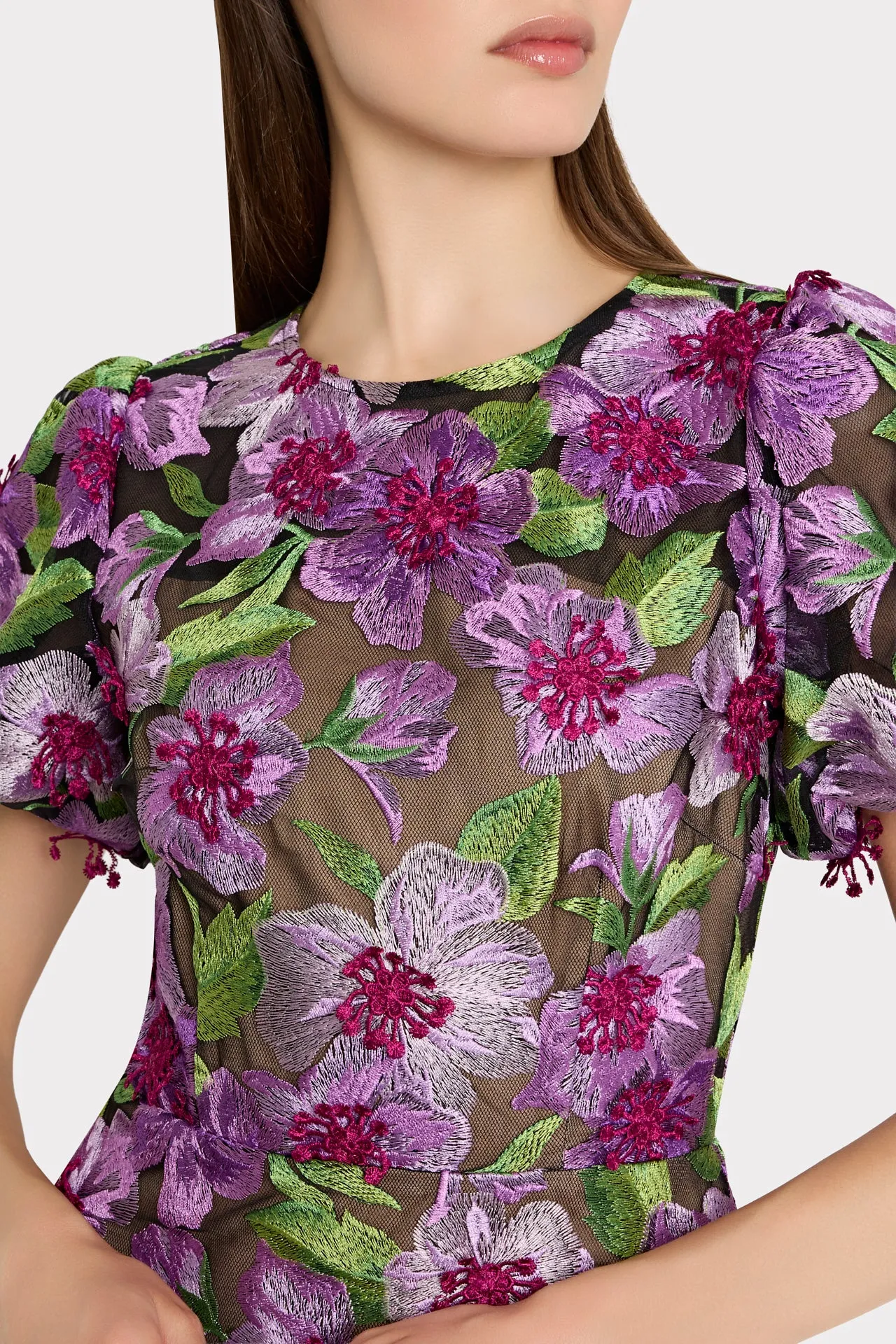 Yasmin 3D Embroidered Dress sold by Milly product image thumbnail 3